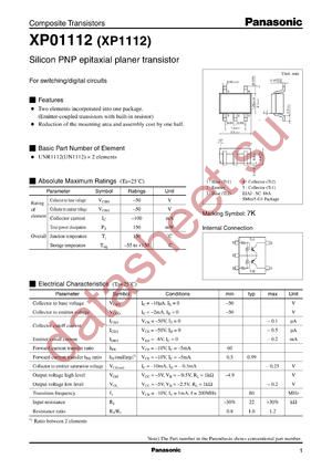 XP1112 datasheet  