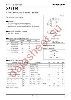 XP1216 datasheet  