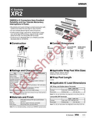 XR2A-0815 datasheet  