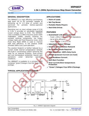 XRP6657EVB datasheet  