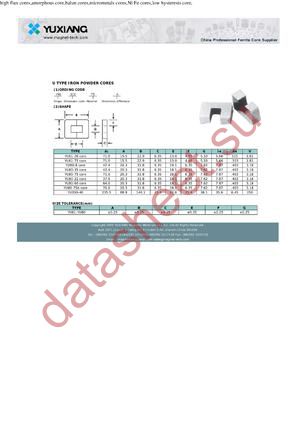 YU61-26CORE datasheet  