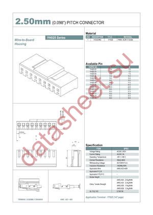 YH025-03 datasheet  