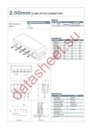 YMW025-11R datasheet  