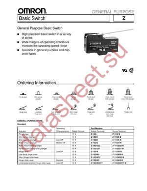 Z15HQB datasheet  