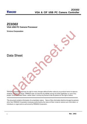ZC0302 datasheet  