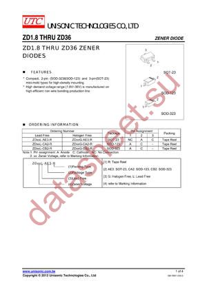 ZDXXG-CA2-R datasheet  