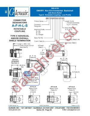 380AS018B14 datasheet  