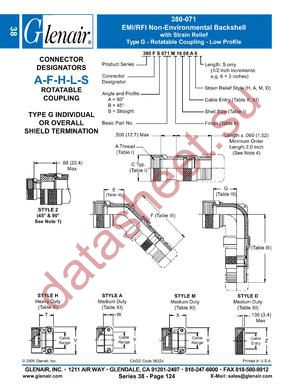 380AS071M16 datasheet  