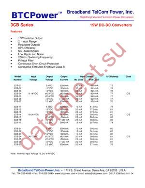 3CB-11 datasheet  