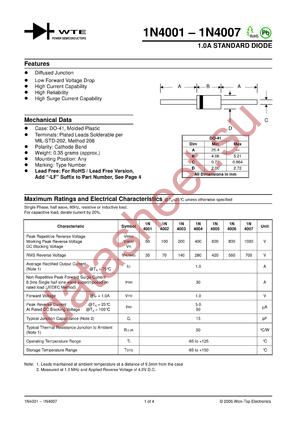 1N4001_06 datasheet  