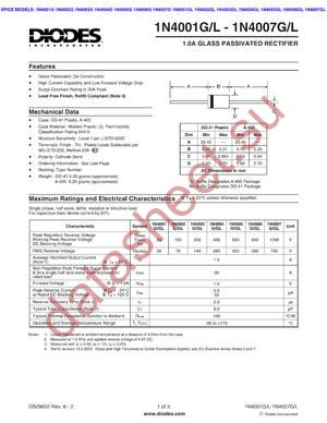 1N4002G-A datasheet  