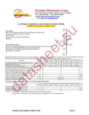 1N4002G-LFR datasheet  