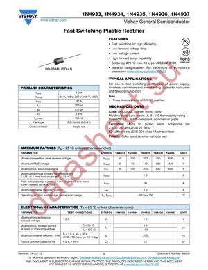 1N4937-E3 datasheet  