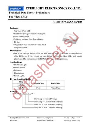 45-21UFC/3529X12/TR8 datasheet  