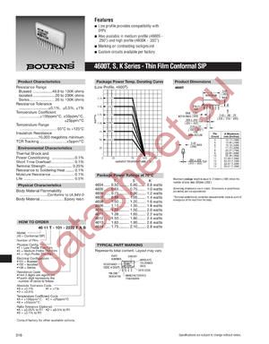 4606K-101-2222BAD datasheet  