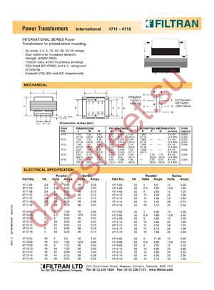 4714-05 datasheet  