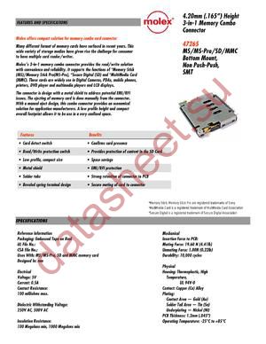 47265 datasheet  