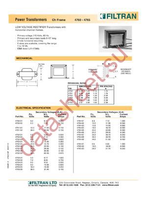 4763-03 datasheet  