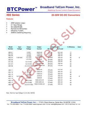 4EE-05 datasheet  