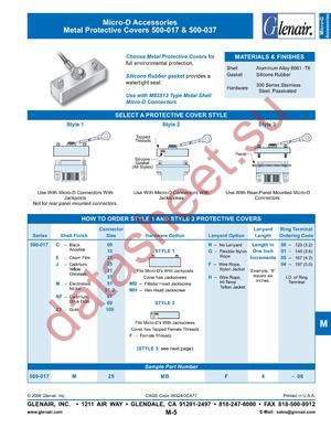 500-017E15MHF4-01 datasheet  