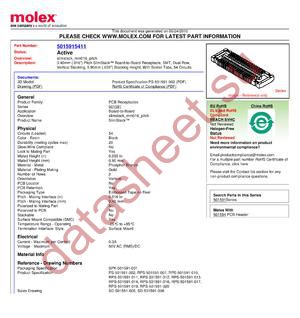 5015915411 datasheet  