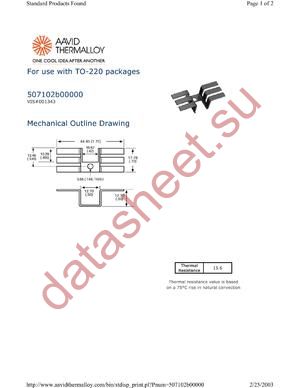 507102B00000 datasheet  