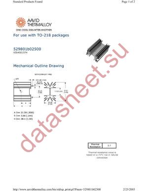 529801B02500 datasheet  