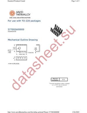 577002B00000 datasheet  