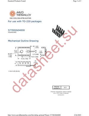 577002B04000 datasheet  