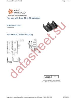 578622B03200 datasheet  