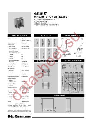 57DP-115-1A2 datasheet  