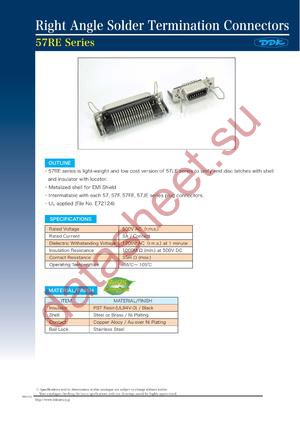 57RE-40500-730BD8D-FA datasheet  