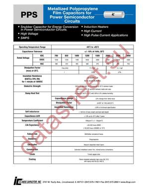 685PPS850LS datasheet  