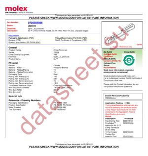 70058-4086 datasheet  