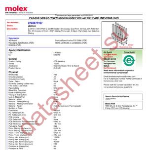 70287-1107 datasheet  