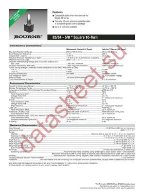 83C1A-B20-K10L datasheet  