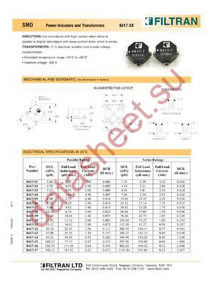 8417-07 datasheet  