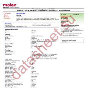 85003-3366 datasheet  