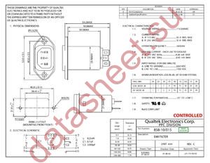 858-10015 datasheet  