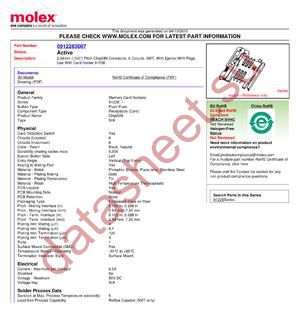 912283001 datasheet  