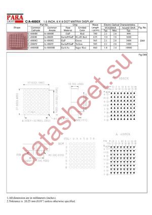 A-4880X datasheet  