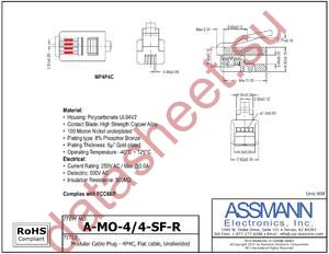 A-MO-4-4-SF-R datasheet  