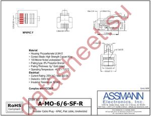 A-MO-6-6-SF-R datasheet  