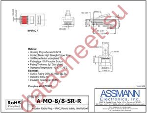 A-MO-8-8-SR-R datasheet  