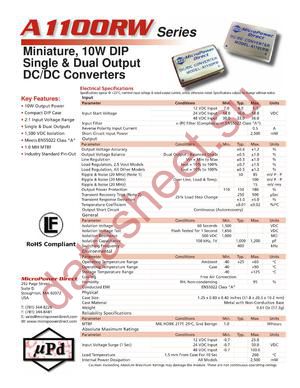 A1106RW datasheet  