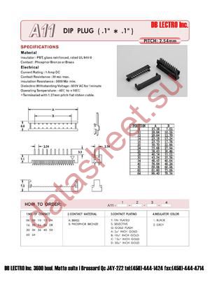 A1110AS1 datasheet  