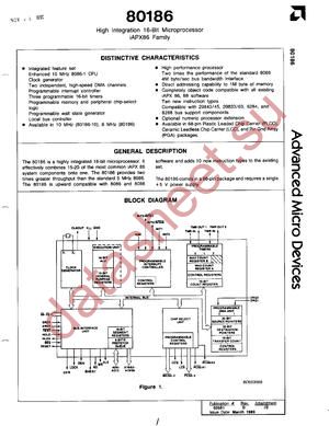 A80186-10B datasheet  