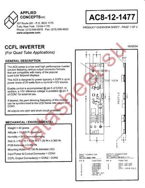 AC8-12-1477 datasheet  