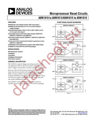 ADM1811-5ARTZ-REEL2 datasheet  