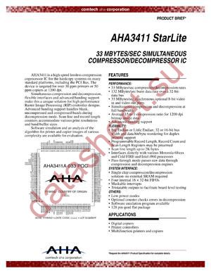 AHA3411 datasheet  